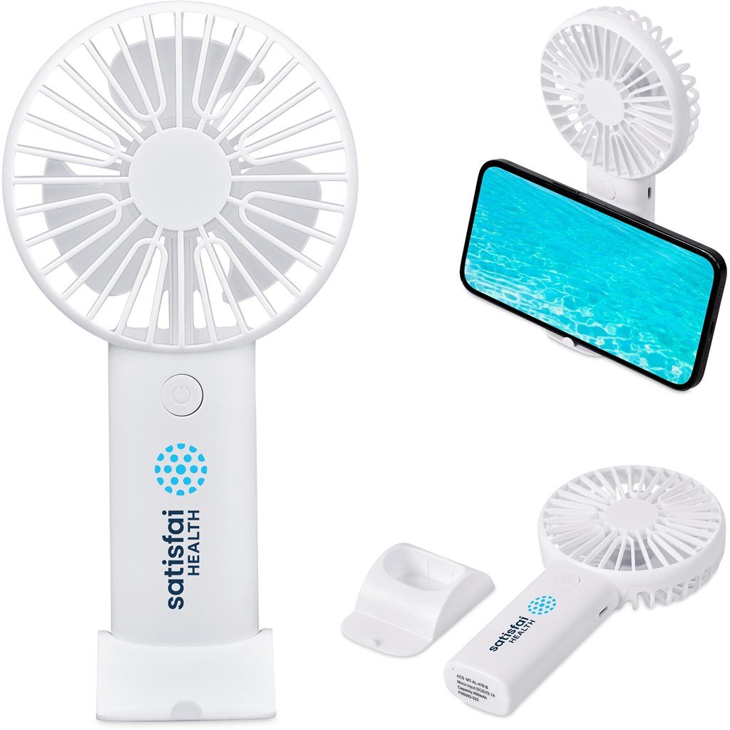 Heatwave Mini USB Fan SOLID WHITE - Desktop Mobile Accessories,Tech Savvy Ideas,Ideas for Summer,Tech Accessories
