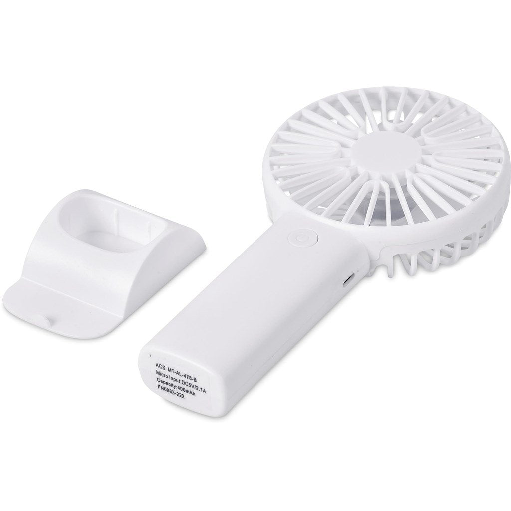 Heatwave Mini USB Fan SOLID WHITE - Desktop Mobile Accessories,Tech Savvy Ideas,Ideas for Summer,Tech Accessories