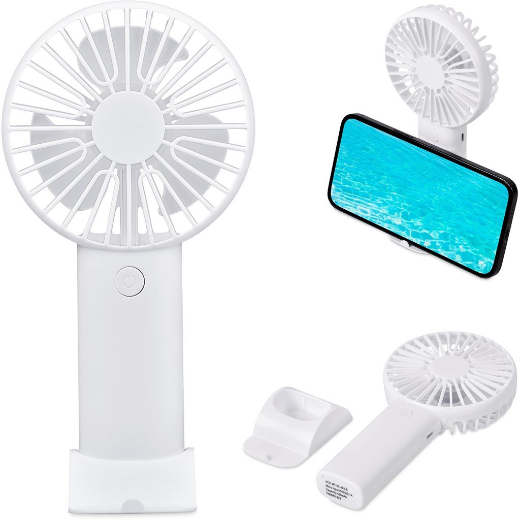 Heatwave Mini USB Fan SOLID WHITE - Desktop Mobile Accessories,Tech Savvy Ideas,Ideas for Summer,Tech Accessories