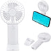 Heatwave Mini USB Fan SOLID WHITE - Desktop Mobile Accessories,Tech Savvy Ideas,Ideas for Summer,Tech Accessories