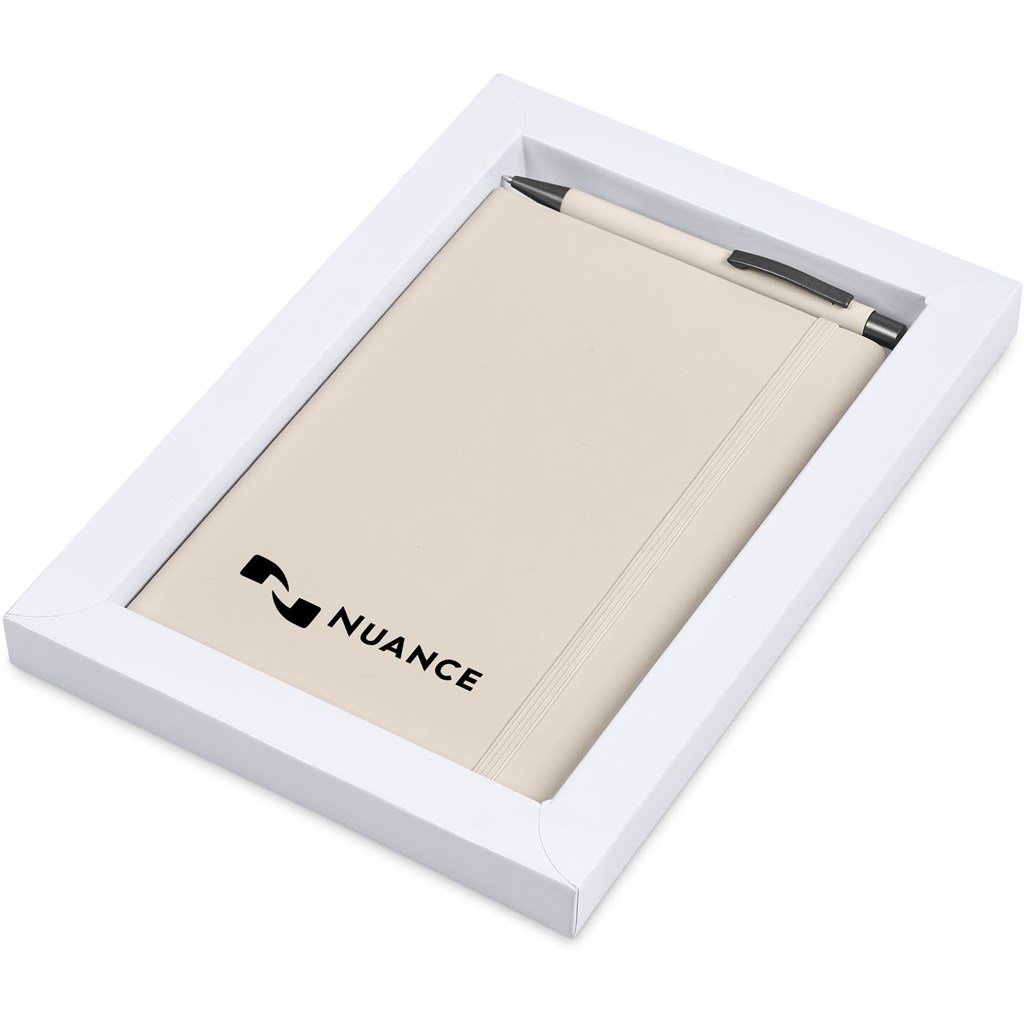 Hibiscus Notebook & Pen Set CREAM - Ideas for Conferences,Ideas Work,Notebook Sets