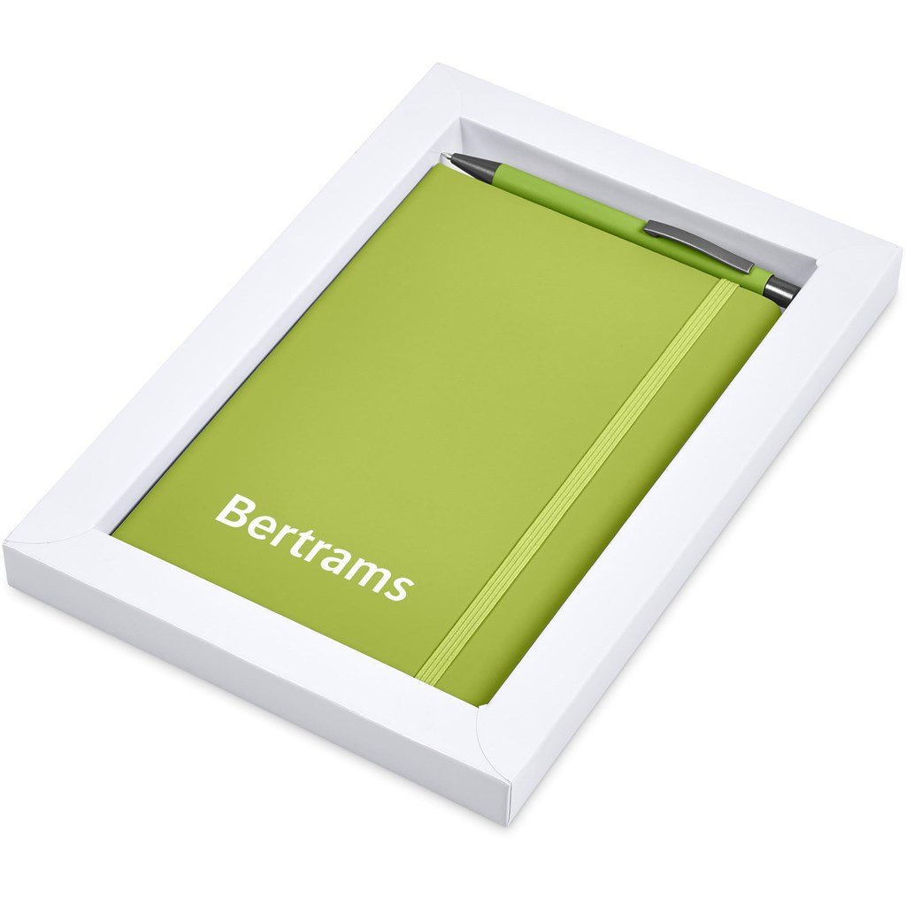 Hibiscus Notebook & Pen Set LIME - Ideas for Conferences,Ideas Work,Notebook Sets