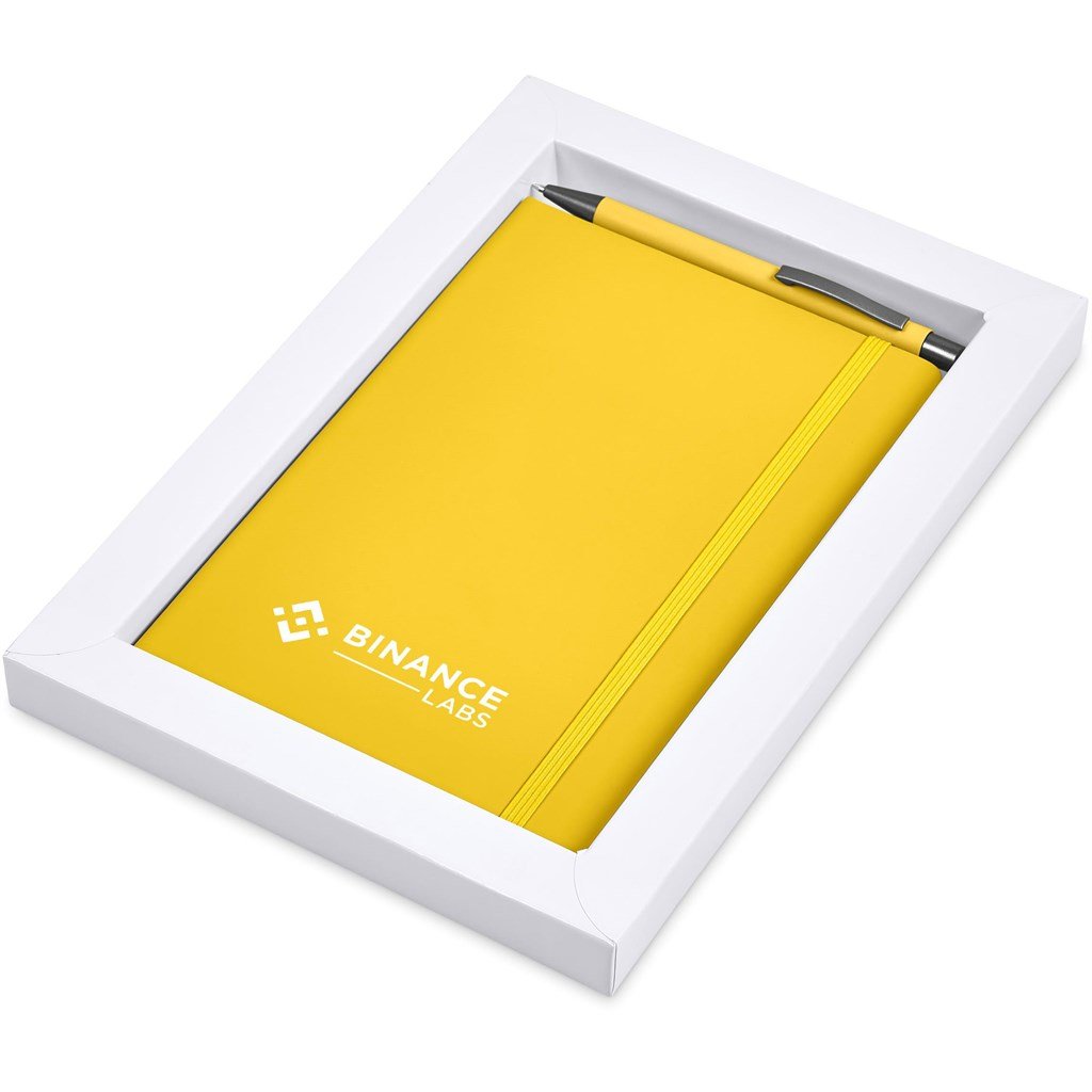 Hibiscus Notebook & Pen Set YELLOW - Ideas for Conferences,Ideas Work,Notebook Sets