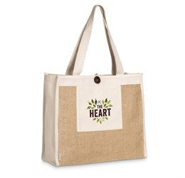 Okiyo Hikari Jute Tote-Natural-NT