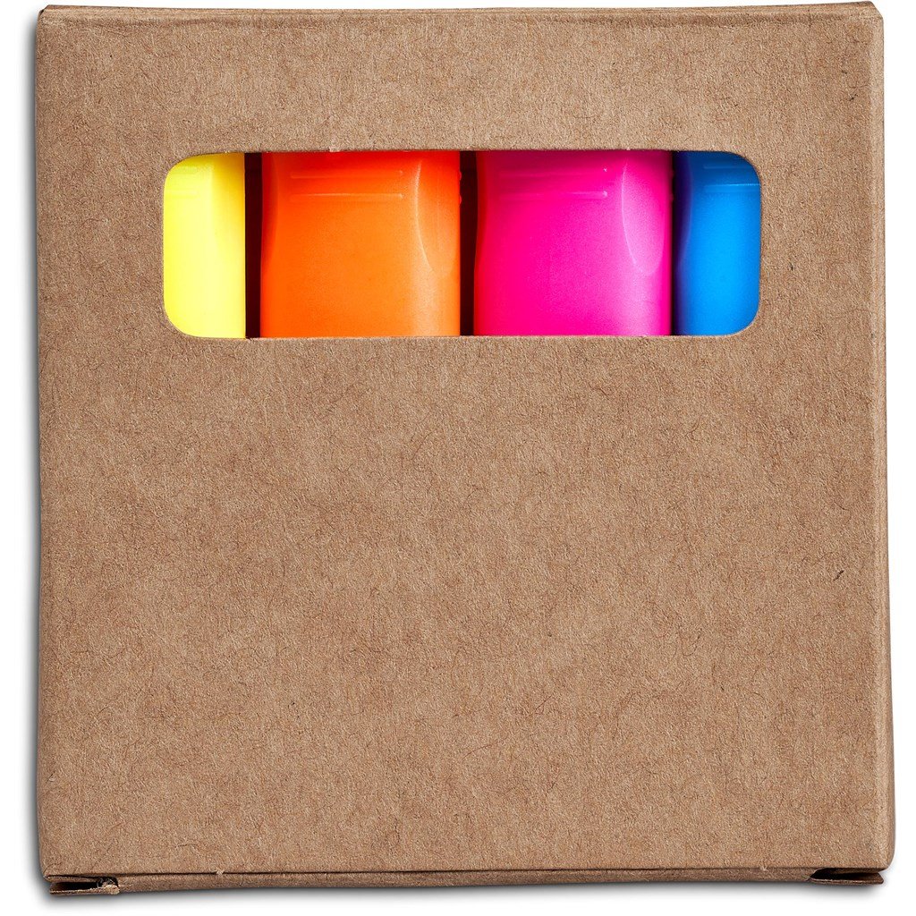 Idillio Highlighter Set NATURAL - Highlighters,Stationery,Ideas for School,Ideas Work