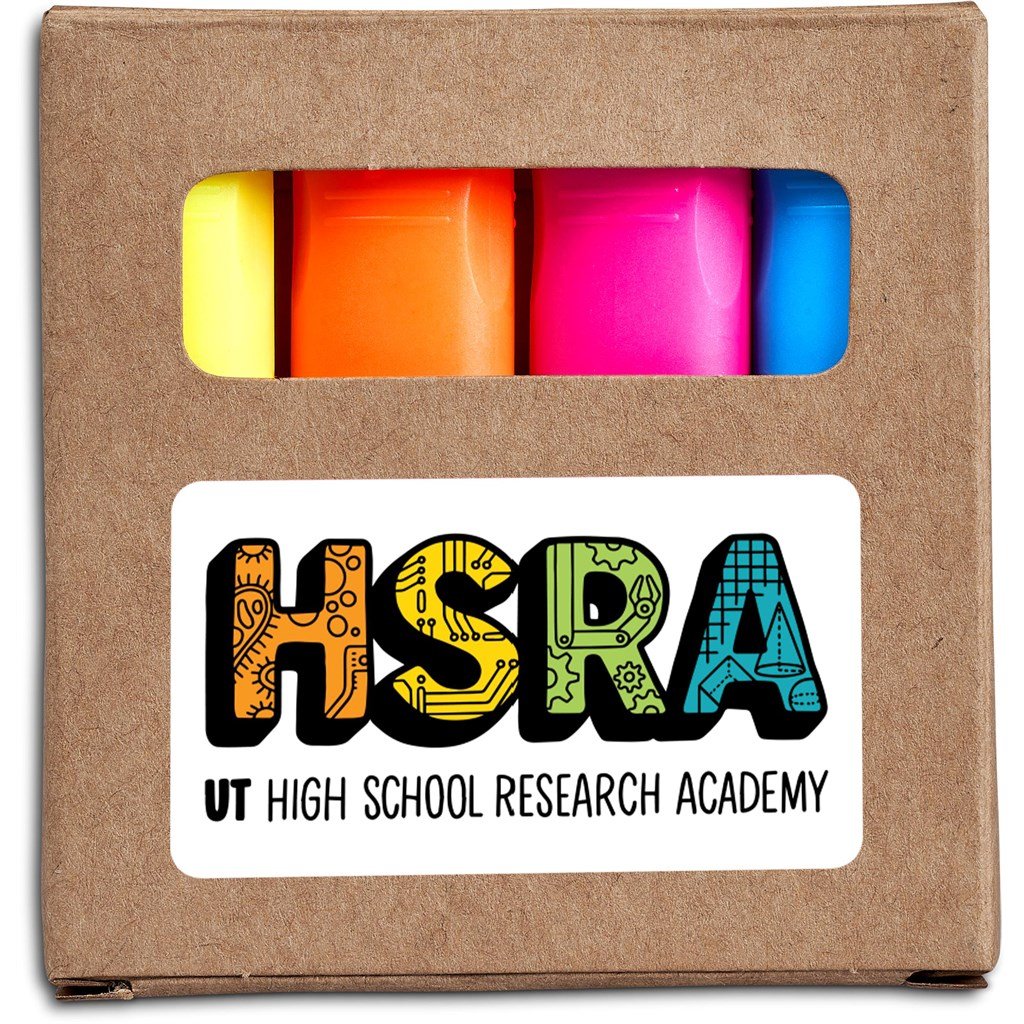 Idillio Highlighter Set NATURAL - Highlighters,Stationery,Ideas for School,Ideas Work