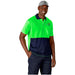 Inspector Two-Tone Hi-Viz Golf Shirt - Shirts & Tops