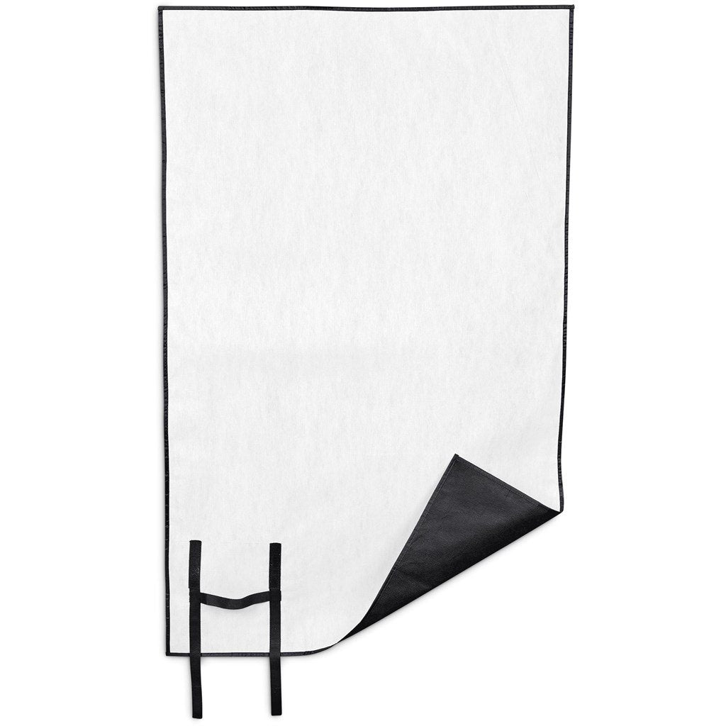 Custom Ivory Recycled PET Picnic Mat BLACK - Beach and Outdoor,Custom Outdoor