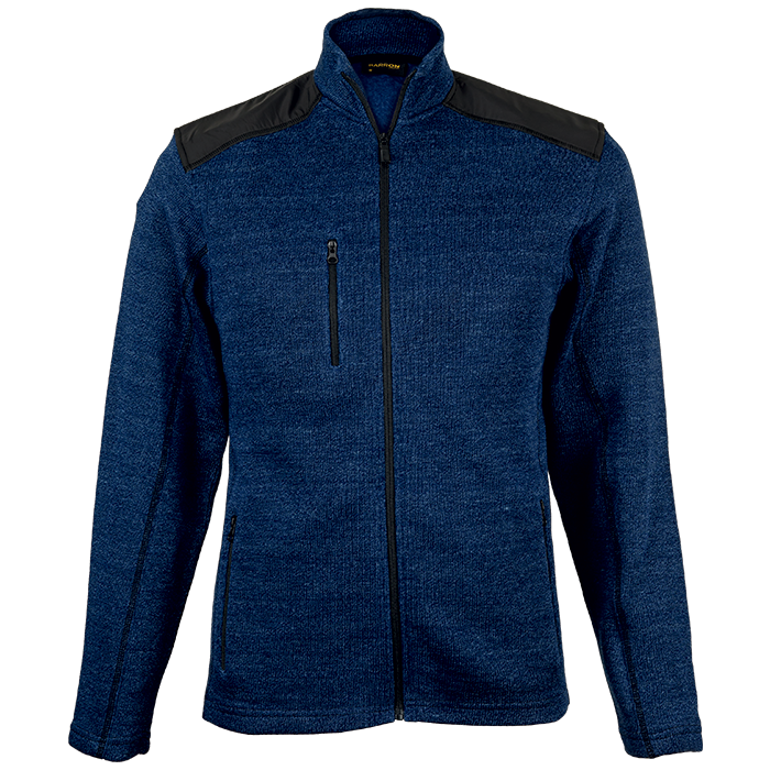 Jackson Sweater (SW-JKS) Navy Melange/Black / XL / Last Buy - Sweaters