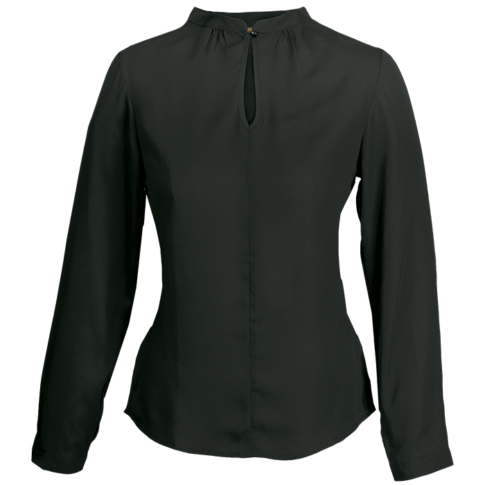 Jasmine Blouse Long Sleeve Ladies Black / XL / Regular - Shirts-Corporate