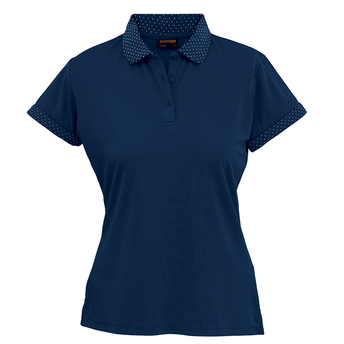 Jazz Golfer Ladies Charcoal/White / XS / Last Buy - Golf Shirts