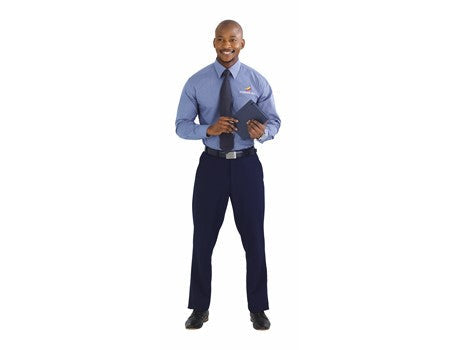 Jennings Mens Flat Front Pants - Navy Only-28-Navy-N