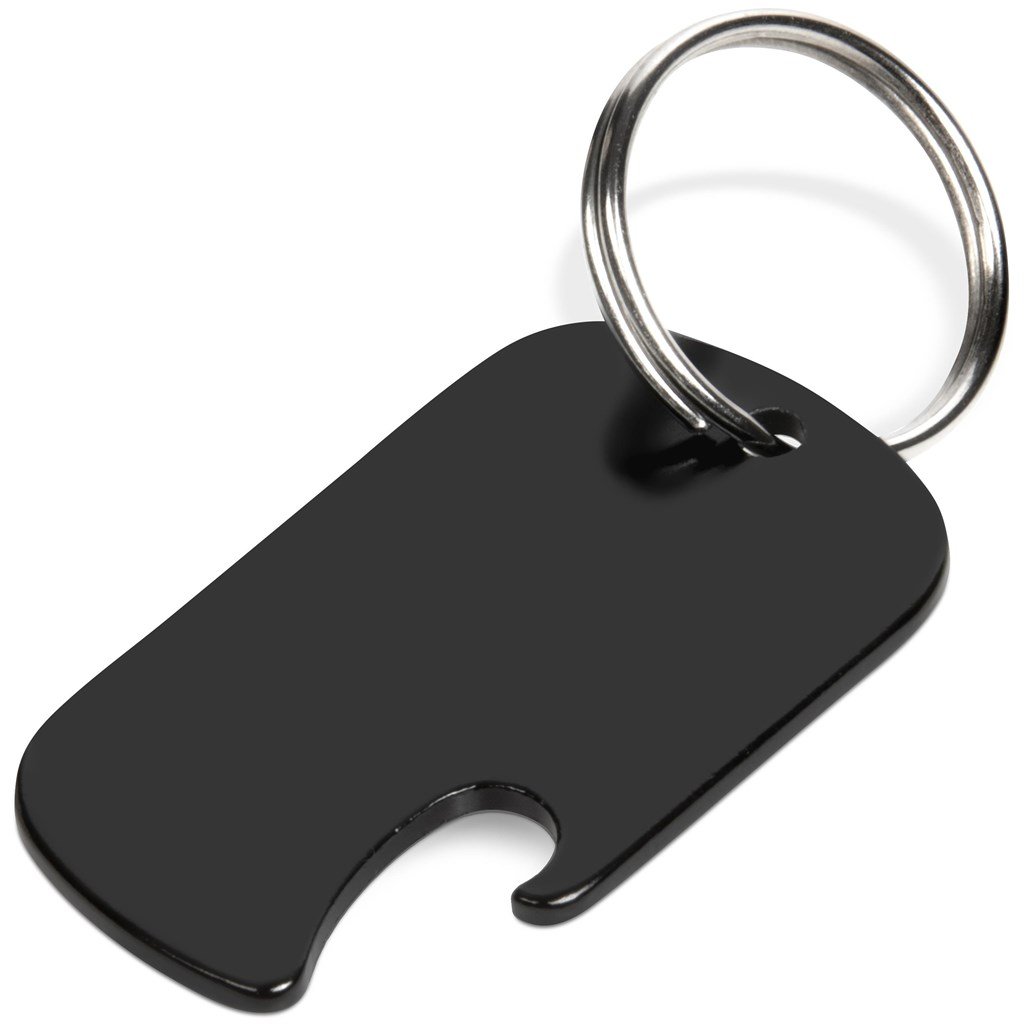 Jimmy Bottle Opener Keyholder Black / BL - Keychains