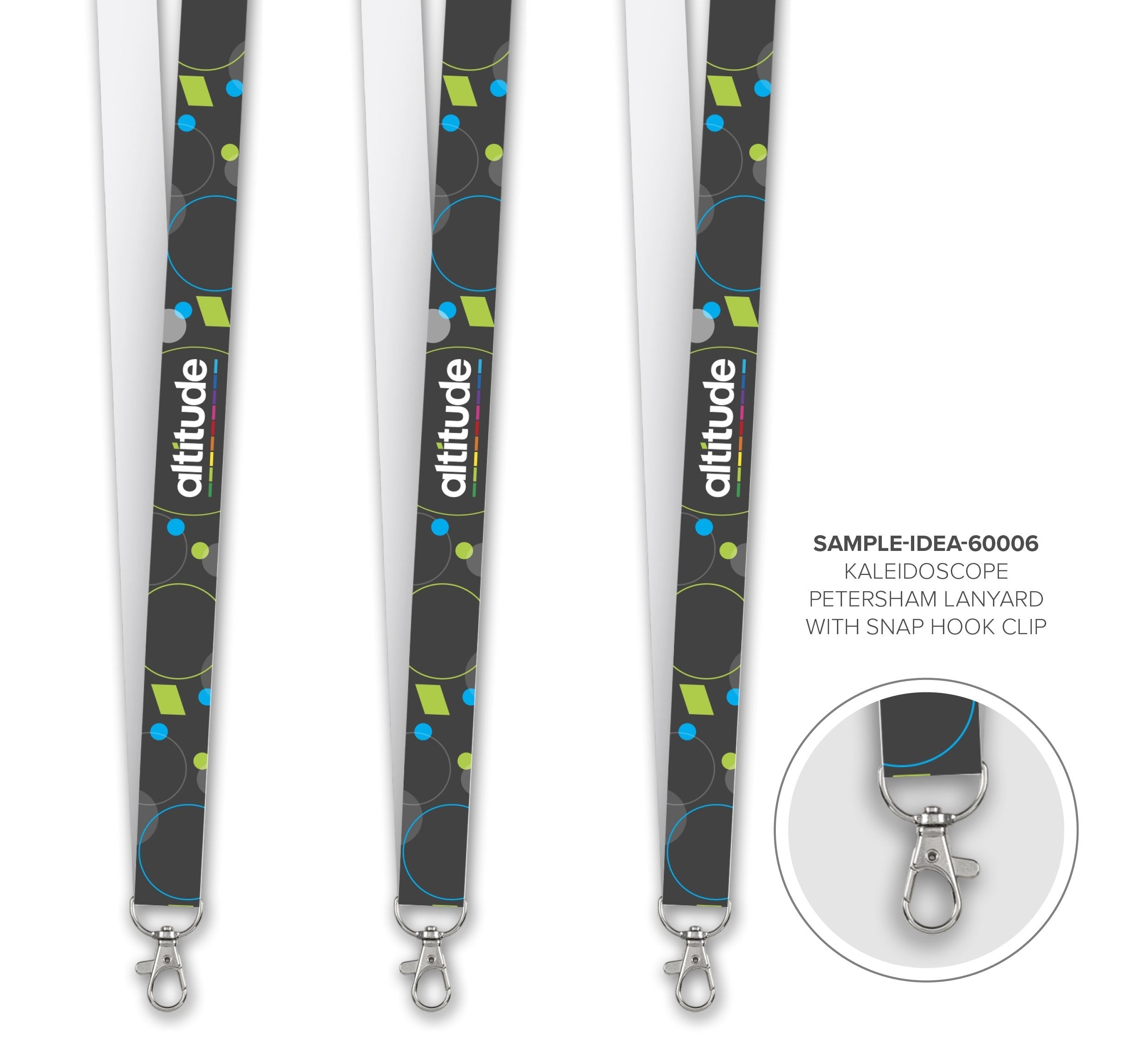 Kaleidoscope Petersham Lanyard - Sample - Lanyards