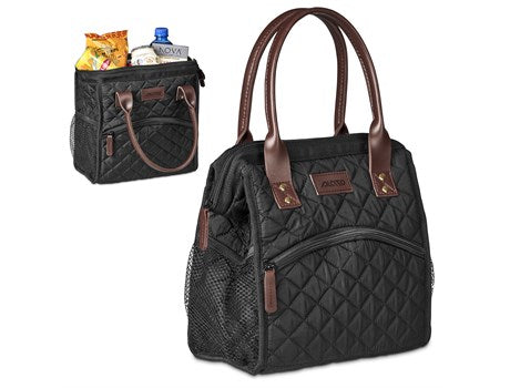 Kate Quilted 12-Can Lunch Cooler Black / BL