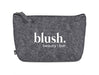Kesho Recycled PET Felt Mini Cosmetic Bag Grey / GY