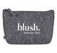 Kesho Recycled PET Felt Mini Cosmetic Bag Grey / GY