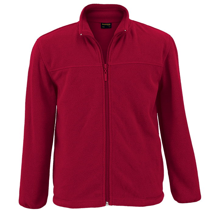 Kiddies Hybrid Fleece Red / 3 to 4 / Regular - Kids-Fleece Tops