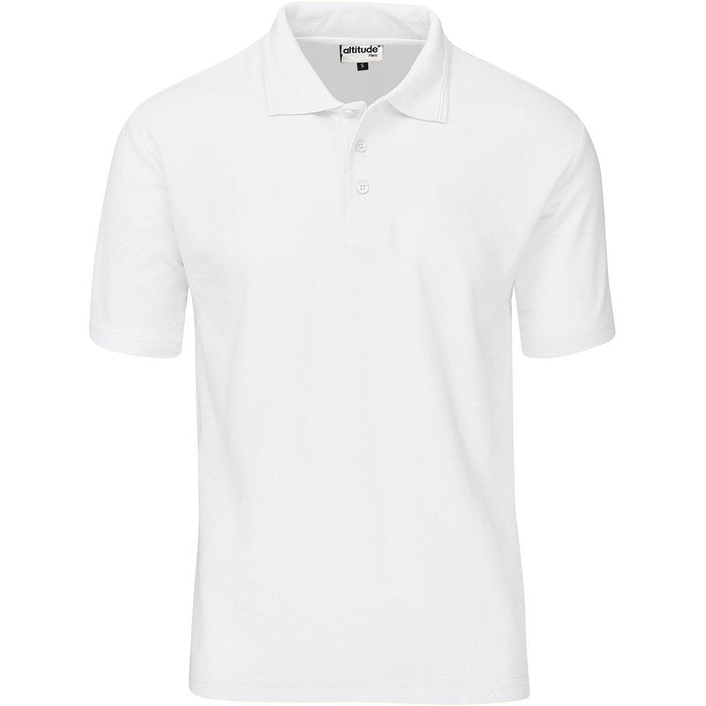 Kids Basic Pique Golf Shirt 8 / White / W