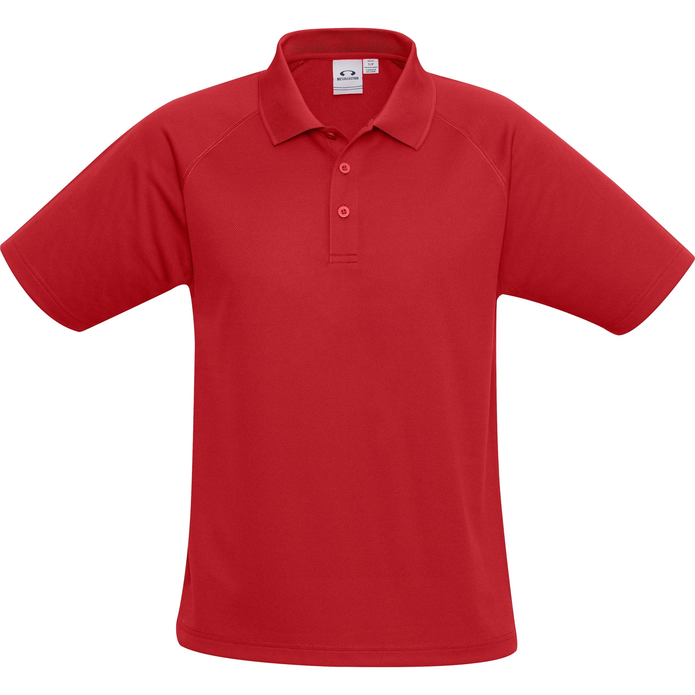 Kids Sprint Golf Shirt - Black Only-Shirts & Tops-4-Red-R