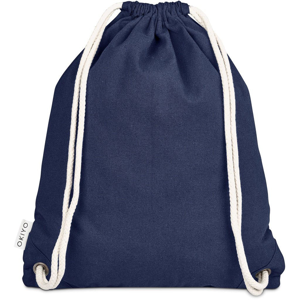 Kinchaku Recycled Canvas Drawstring Bag - Bags,Eco-Friendly Bags,Cotton Products,Bags,Recycled Bags