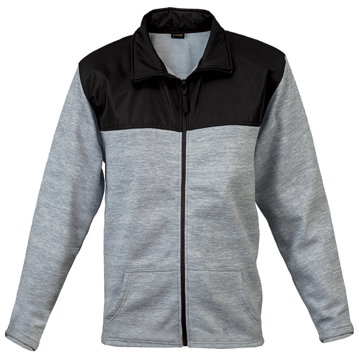 Knox Jacket (KNO-JAC) Grey Melange/Black / XL / Last Buy - Fleece Tops