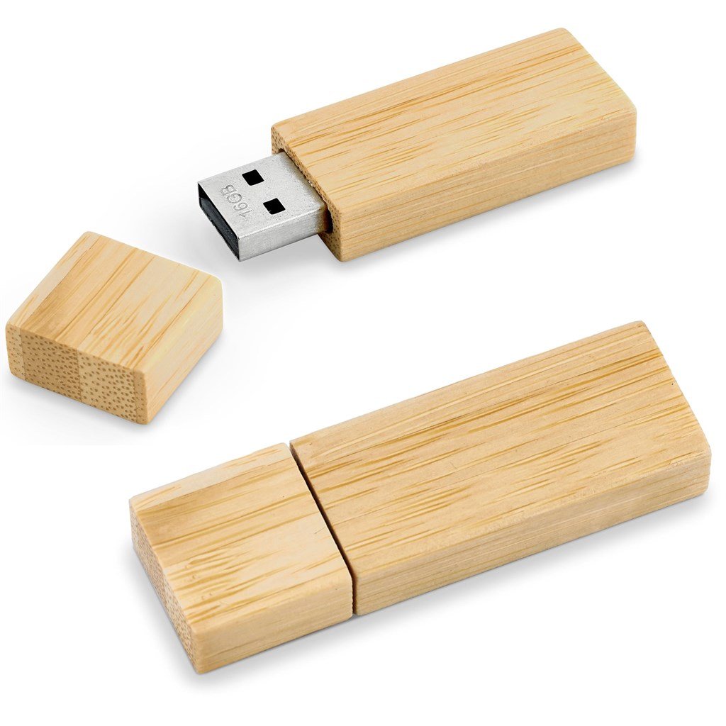 Komorebi Bamboo Flash Drive - 16GB / Natural / NT - USB Drives