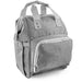 Kristy Diaper Bag With Changing Mat Grey / GY