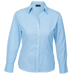 Ladies Chambray Blouse Long Sleeve  Sky Blue / 2XL /