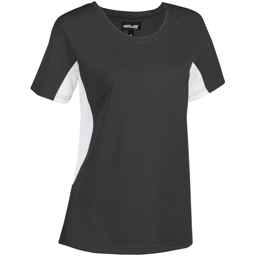 Ladies Championship T-Shirt - Black Red