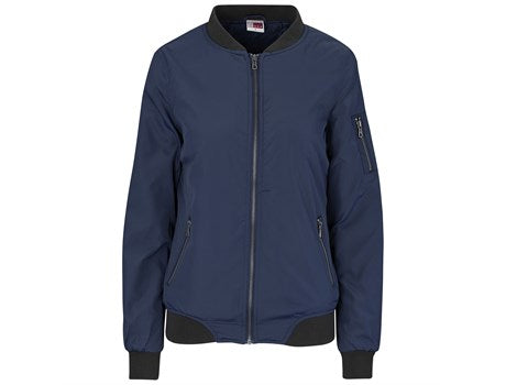 Ladies Crusader Bomber Jacket - Military Green