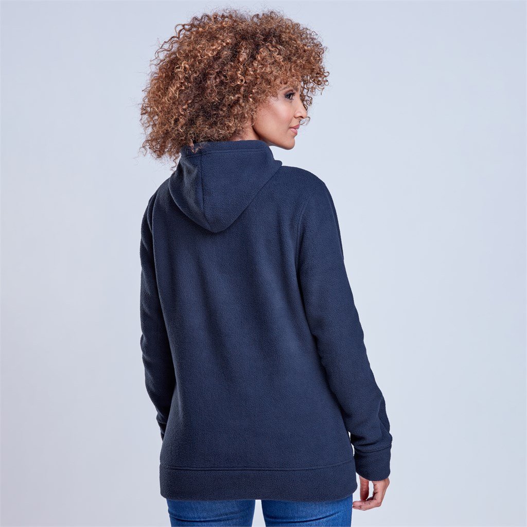 Ladies Dawson Polar Fleece Hooded Sweater - and Sweaters,Hoodies