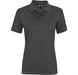 Ladies Exhibit Golf Shirt-L-Grey-GY