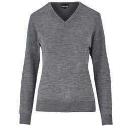 Ladies Heavyweight Ecuador V-Neck Jersey-2XL-Grey-GY