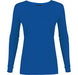 Ladies Long Sleeve All Star T-Shirt-L-Royal Blue-RB