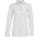 Ladies Long Sleeve Empire Shirt-L-White-W