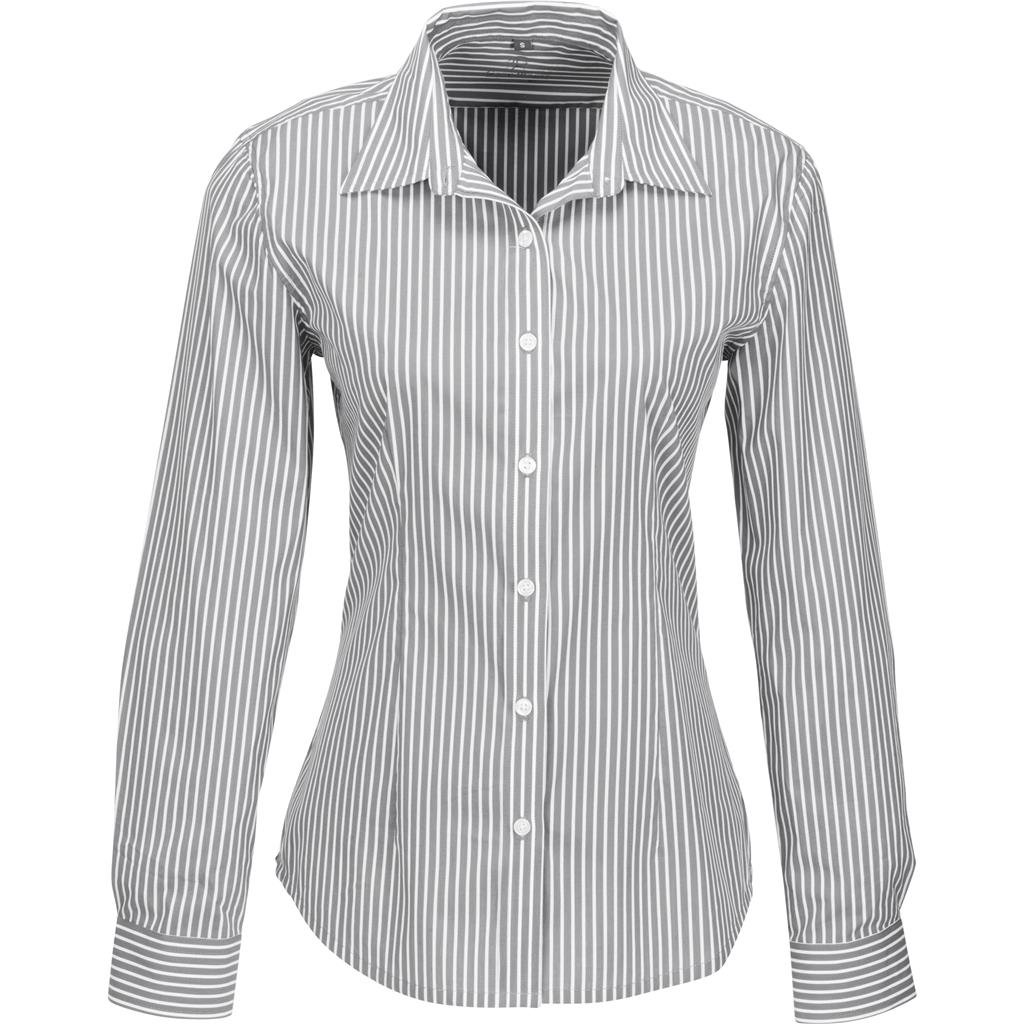 Ladies Long Sleeve Glenarbor Shirt - Grey 2XL / GY