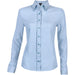 Ladies Long Sleeve Oxford Shirt - White Only-