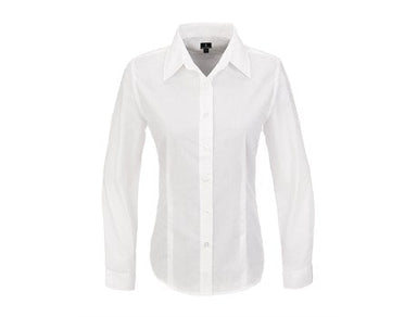 Ladies Long Sleeve Preston Shirt - White Only-