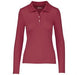 Ladies Long Sleeve Zenith Golf Shirt - White Only-L-Red-R