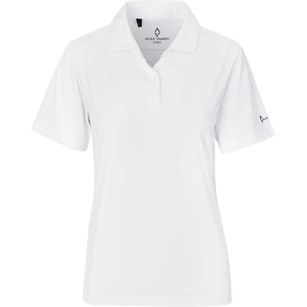 Ladies Lucca Golf Shirt S / WHITE - Shirts