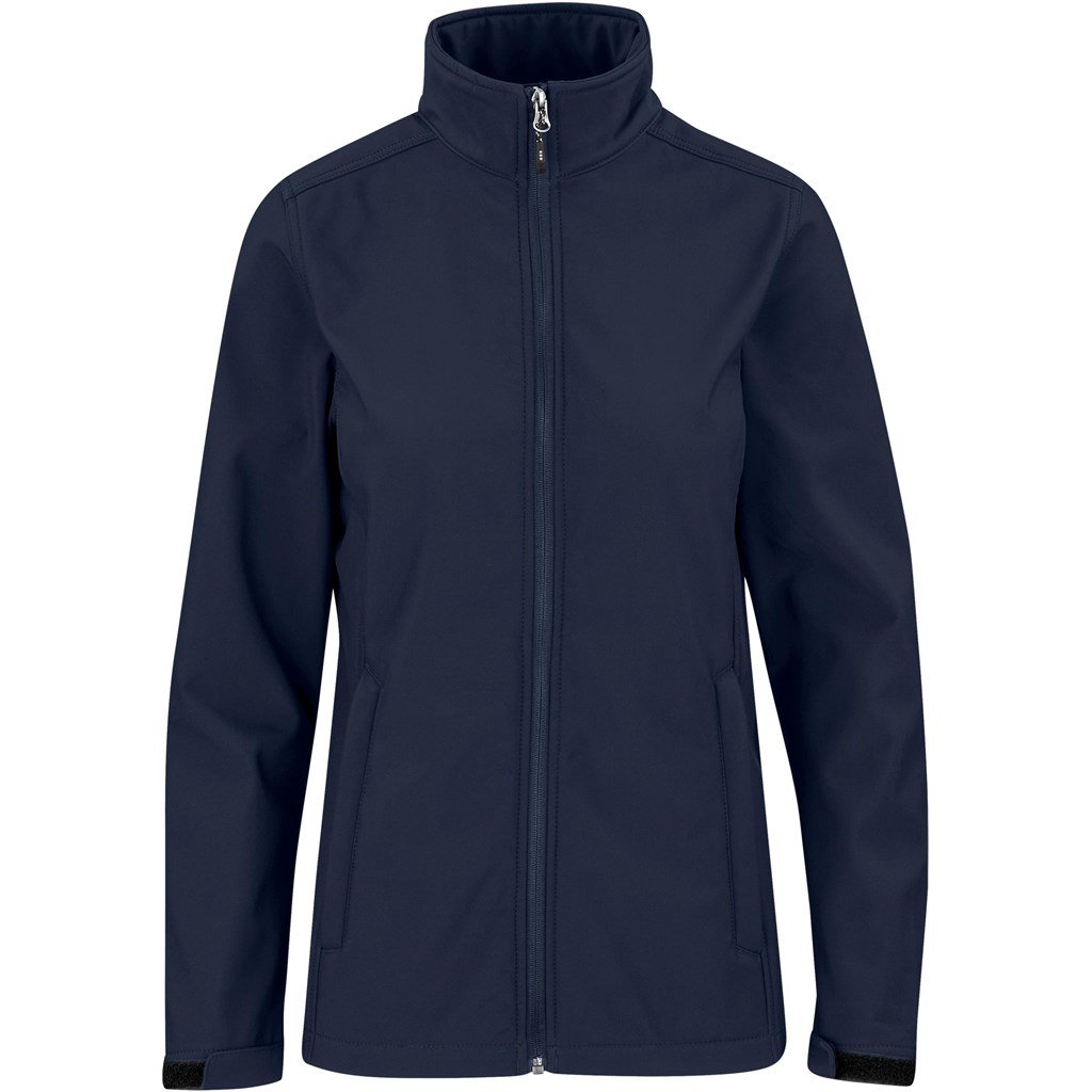 Ladies Maxson Softshell Jacket - Black L / Navy / N