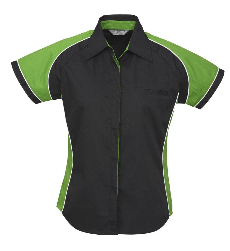 Ladies Nitro Pitt Shirt - Grey Only-L-Lime-L