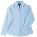 Ladies Pioneer Check Blouse Long Sleeve  Sky Blue / 