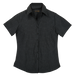 Ladies Pioneer Check Blouse Short Sleeve  Black / XS 