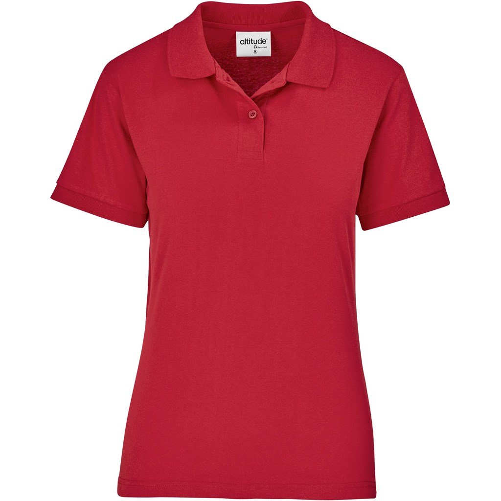 Ladies Recycled Promo Golf Shirt S / RED - Shirts