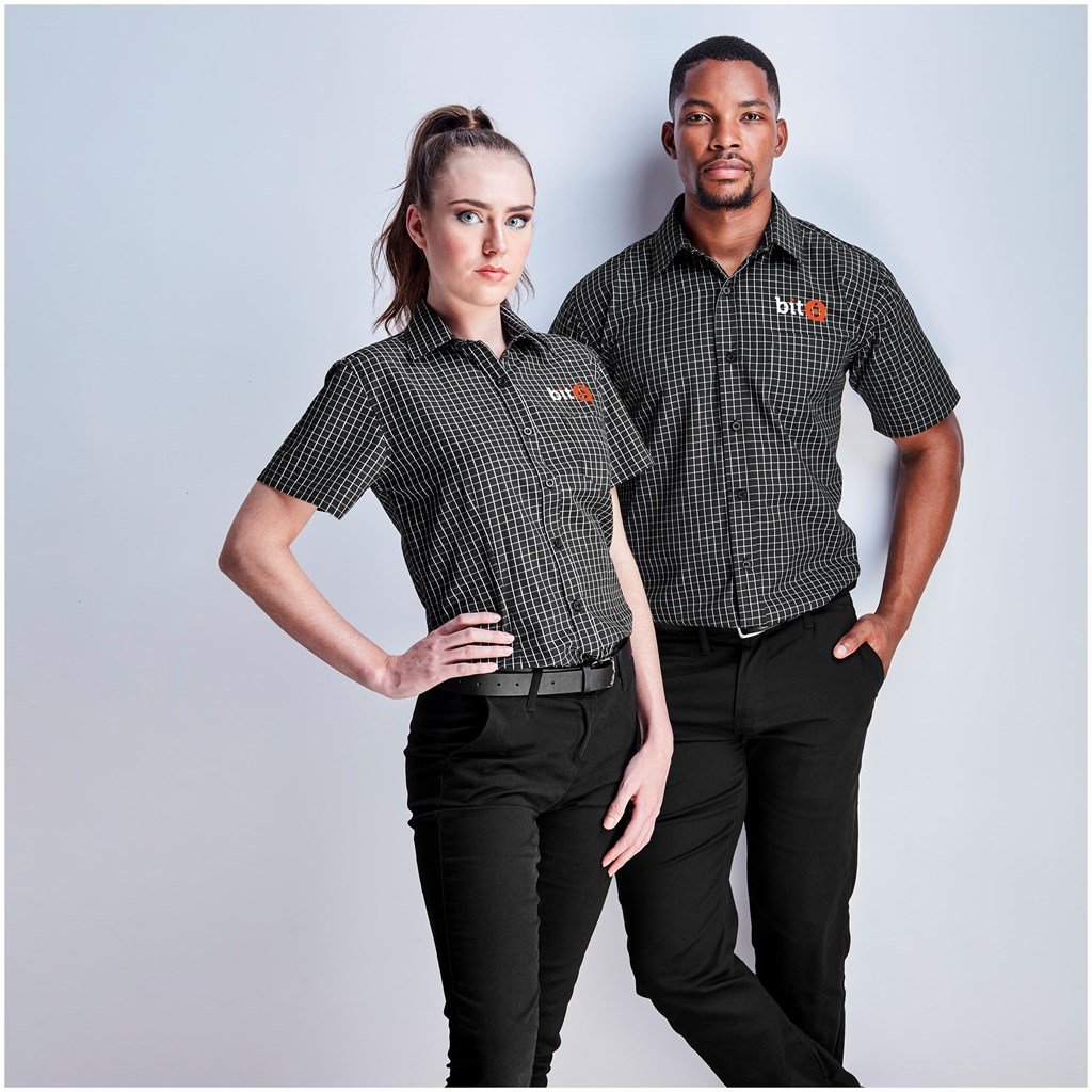 Ladies Short Sleeve Aston Shirt - White