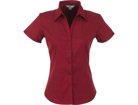 Ladies Short Sleeve Metro Shirt - Black Only-