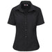 Ladies Short Sleeve Sheffield Stretch Shirt S / BLACK - Lounge Shirts,New Clothing 2025