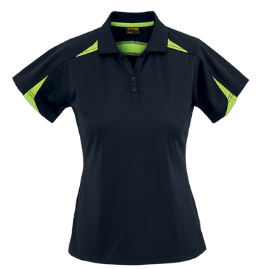 Ladies Solo Golfer  Black/Lime / XS / Last Buy - Golf